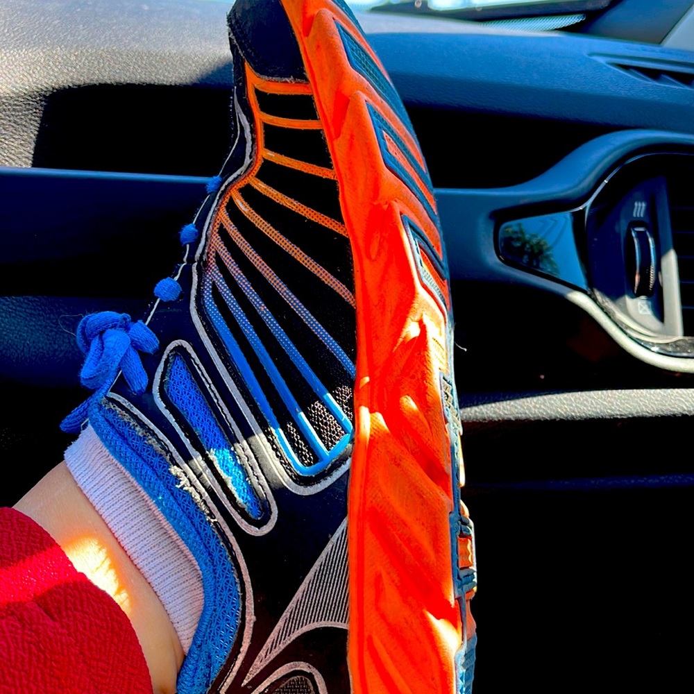 Fila tennis shoes. Wore once. Size 3 US